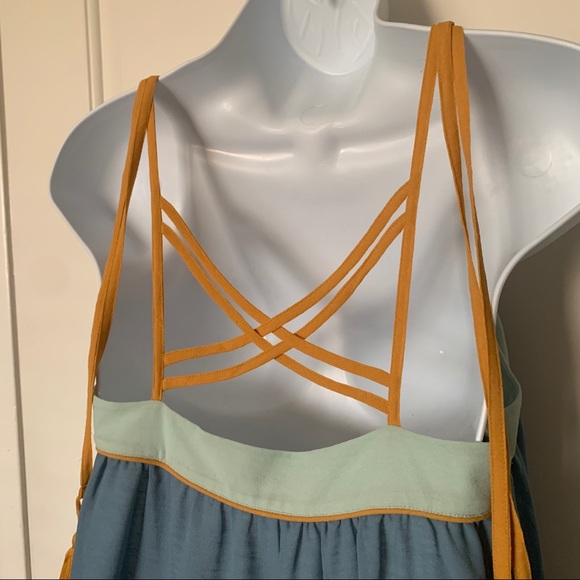 NWT LOFT Colorblock Strappy Babydoll Cami - Picture 5 of 9